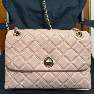 Kate Spade Pink Quilted Shoulder Bag